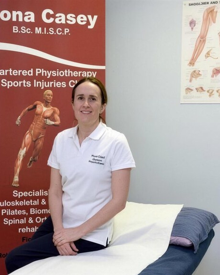Fiona Casey, chartered physiotherapist, at her clinic in Roslevan Shopping Centre, Ennis
