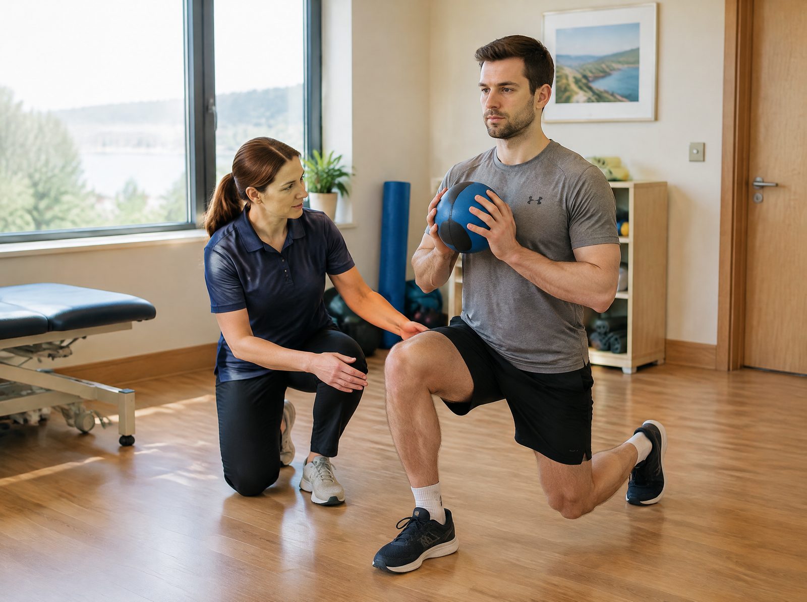Movement preparation before sport or surgery at the clinic in Ennis